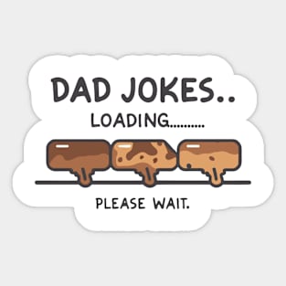 Dad Jokes: Loading... Please Wait Sticker